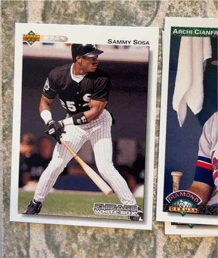 1992 Upper Deck #438 Sammy Sosa — front