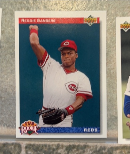 1992 Upper Deck #27 Reggie Sanders — front