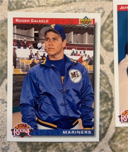 1992 Upper Deck #15 Roger Salkeld Star Rookie Seattle Mariners — front