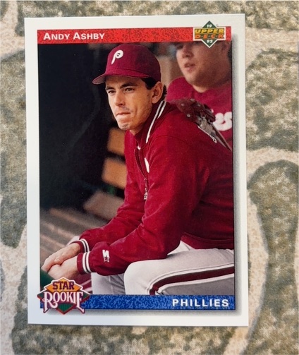 1992 Upper Deck #19 Andy Ashby — front