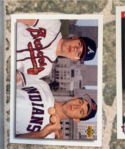 1992 Upper Deck #1 Star Rookie Checklist Ryan Klesko Jim Thome — front