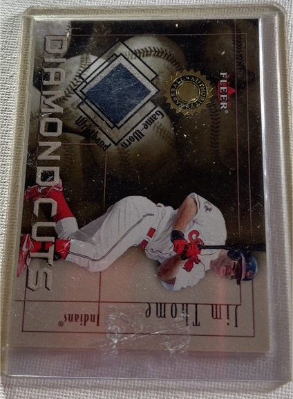 2001 Fleer Authority Diamond Cuts Jim Thome — front