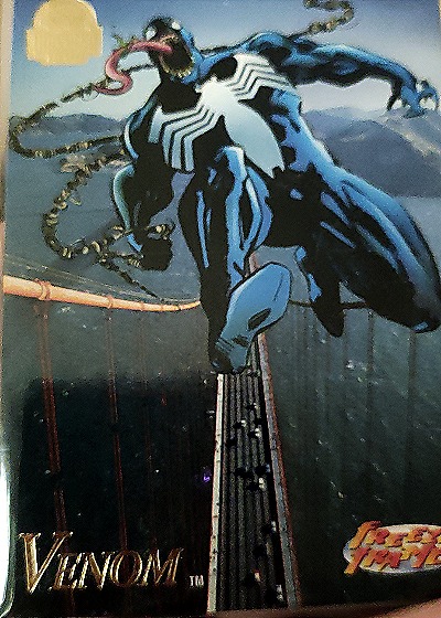 1994 Fleer Marvel Universe Freeze Frames #2 Venom — front