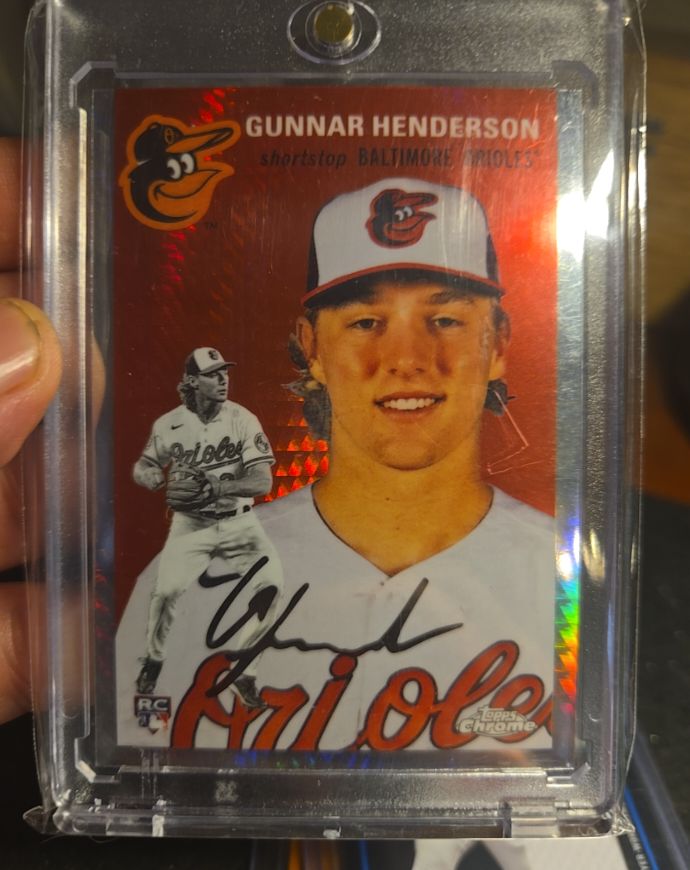 2023 Topps Chrome Platinum Anniversary #50 Gunnar Henderson — front