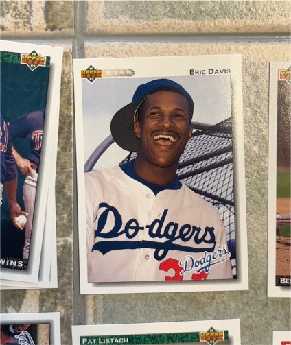 1992 Upper Deck #756 Eric Davis — front