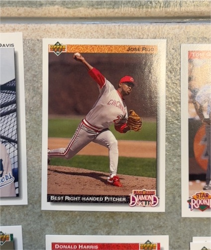1992 Upper Deck #712 Jose Rijo — front