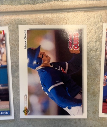 1992 Upper Deck #143 Mark Grace — front