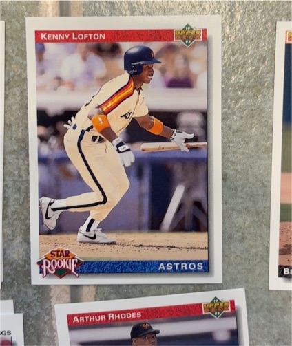 1992 Upper Deck #25 Kenny Lofton Star Rookie — front