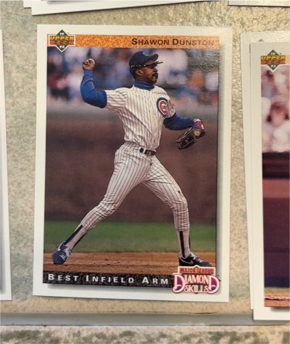 1992 Upper Deck #714 Shawon Dunston — front