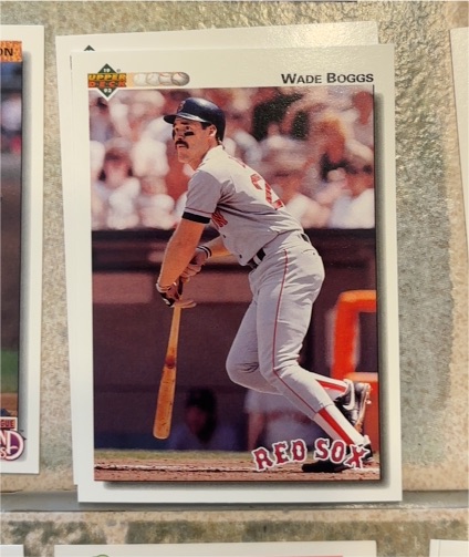 1992 Upper Deck #443 Wade Boggs Boston Red Sox — front