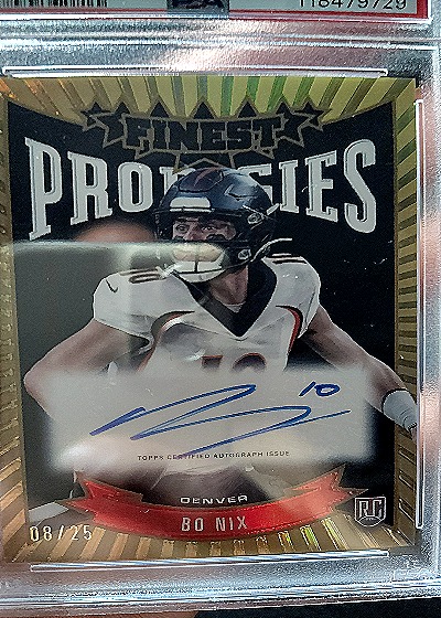 2024 Topps Finest Prodigies #P-BN Bo Nix — front