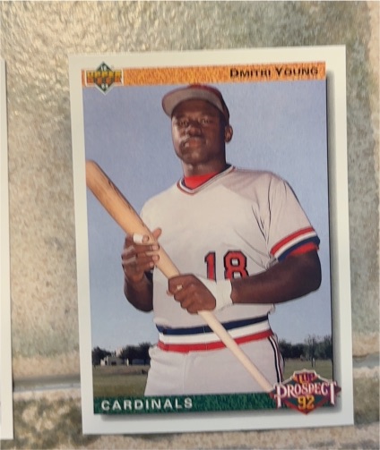 1992 Upper Deck #58 Dmitri Young — front