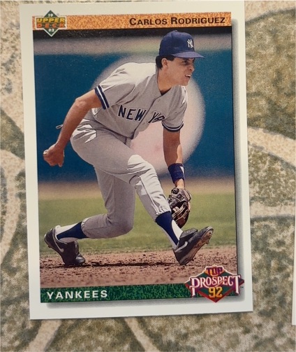 1992 Upper Deck #77 Carlos Rodriguez — front