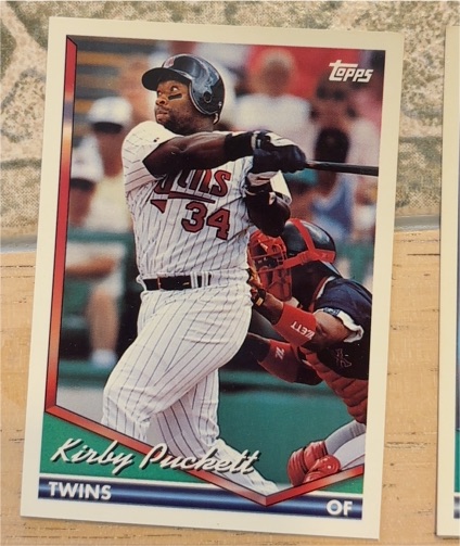1994 Topps #100 Kirby Puckett — front