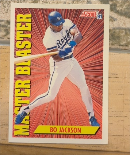 1991 Score #692 Bo Jackson — front