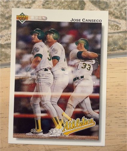 1992 Upper Deck #333 Jose Canseco — front