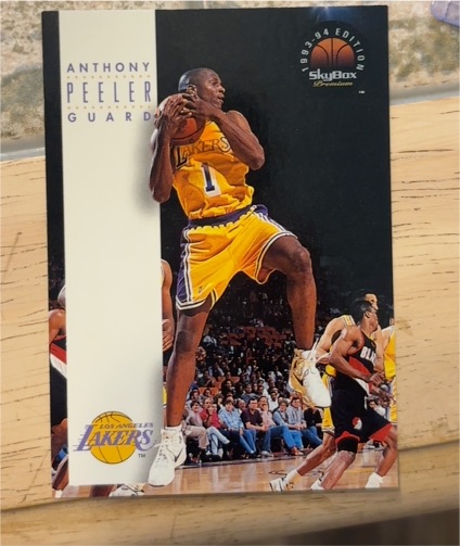 1993-94 Skybox Premium #99 Anthony Peeler Los Angeles Lakers — front