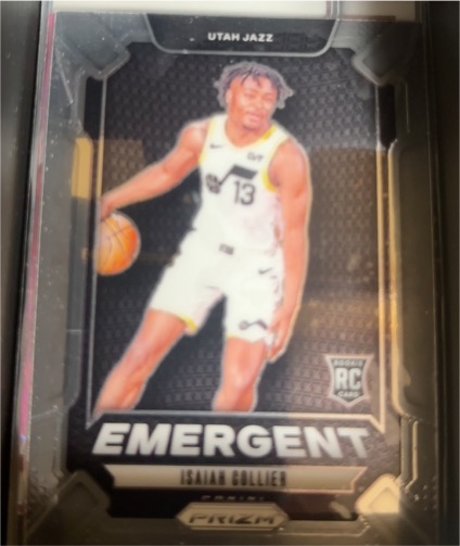 2024-25 Panini Prizm #1 Isaiah Collier Emergent — front