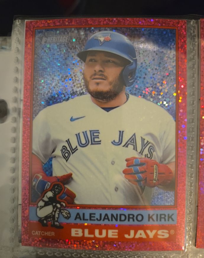 2025 Topps Heritage #489 Alejandro Kirk — front