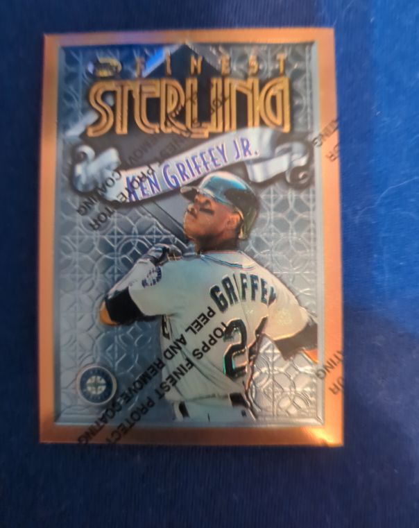 1996 Topps Finest Sterling #24 Ken Griffey Jr. — front