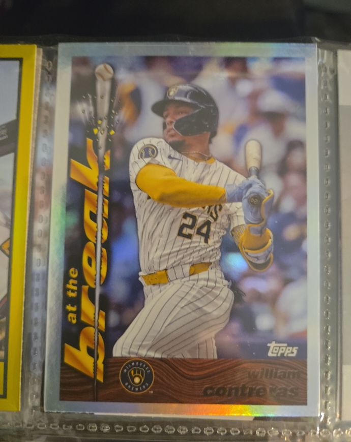2024 Topps Archives 1995 At the Break #95ATB-14 William Contreras — front