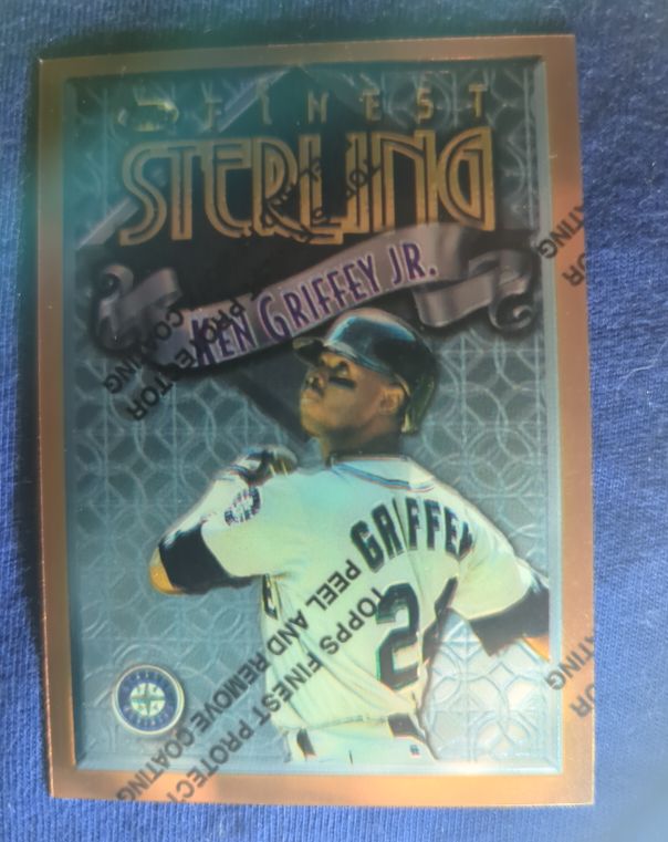 1996 Topps Finest Sterling #24 Ken Griffey Jr. — front