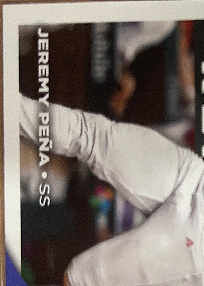 2022 Topps #10 Jeremy Pena — front
