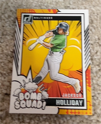 2024 Donruss Bomb Squad #8 Jackson Holliday — front