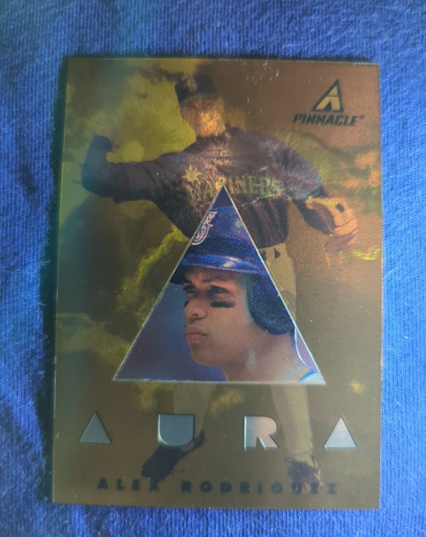 1997 Pinnacle Aura #190 Alex Rodriguez — front