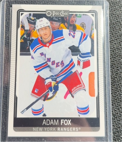 2021-22 O-Pee-Chee #20 Adam Fox — front