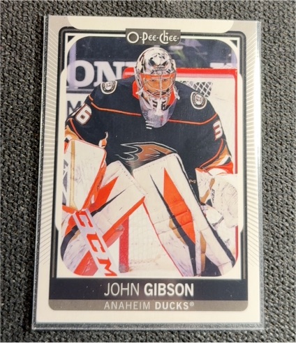 2021-22 O-Pee-Chee #17 John Gibson — front