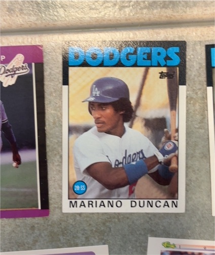 1986 Topps #602 Mariano Duncan — front