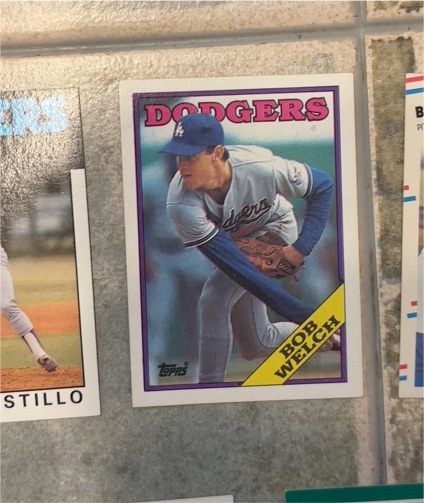 1988 Topps #118 Bob Welch — front