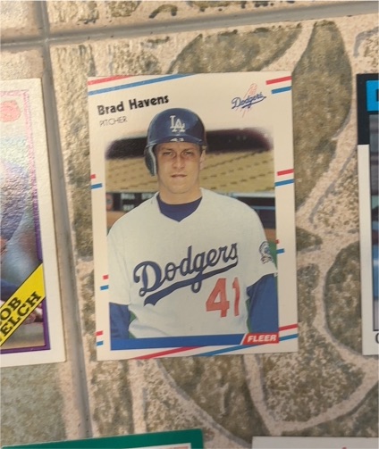 1988 Fleer #517 Brad Havens — front