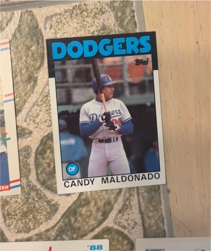 1986 Topps #87 Candy Maldonado — front