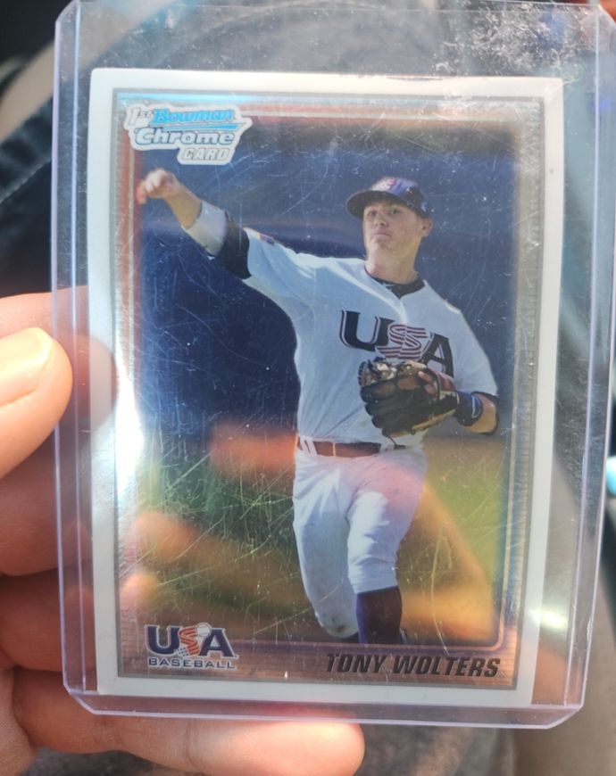 2010 Bowman Chrome USA Baseball #USA-10 Tony Wolters — front
