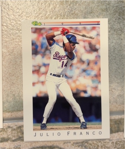 1992 Classic I #T36 Julio Franco — front