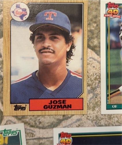 1987 Topps #363 Jose Guzman — front