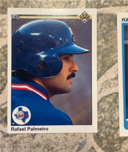 1990 Upper Deck #335 Rafael Palmeiro — front