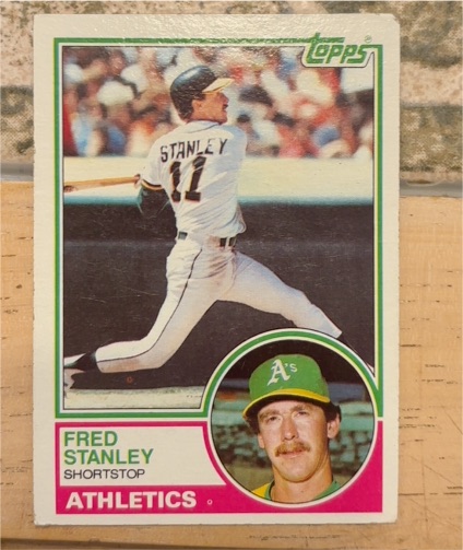1983 Topps #513 Fred Stanley — front