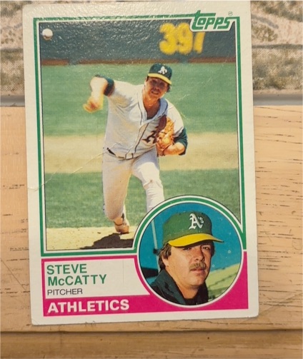 1983 Topps #493 Steve McCatty — front