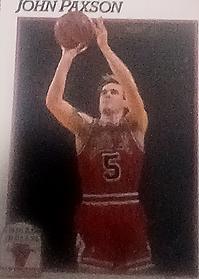 1986 Fleer #5 John Paxson — front