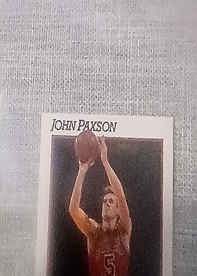 John Paxson basketball card — front