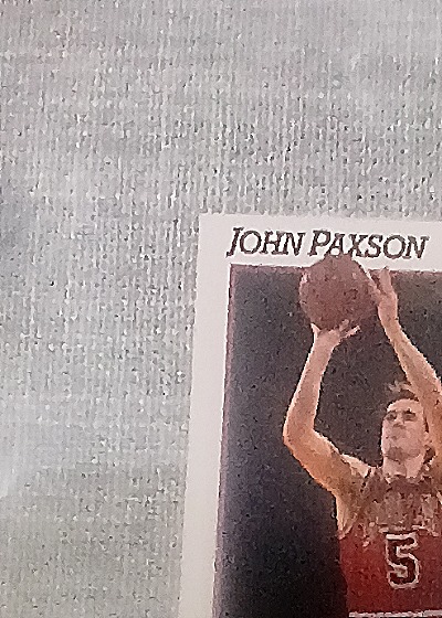 1986 Fleer #4 John Paxson — front