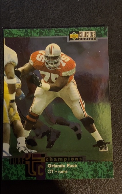 1997 Upper Deck Collector's Choice #TC4 Orlando Pace — front