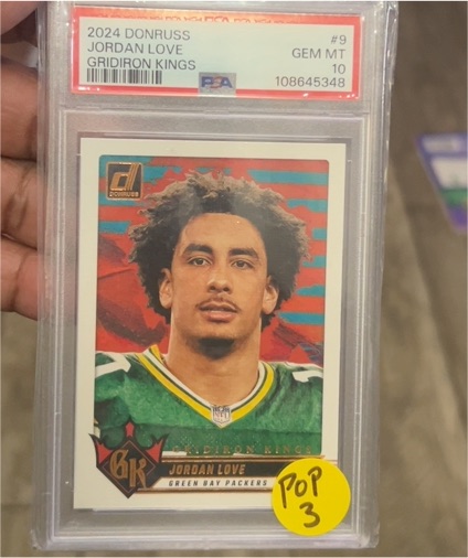2024 Donruss #9 Jordan Love Gridiron Kings — front