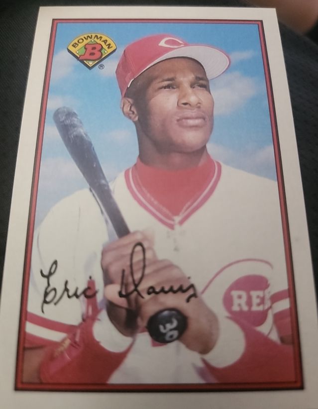 1989 Bowman #316 Eric Davis — front