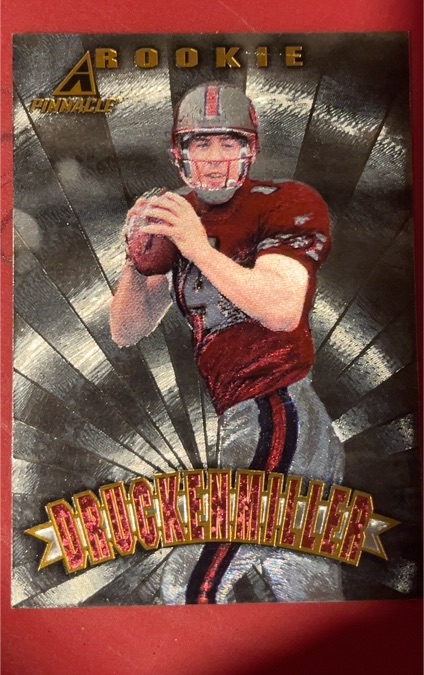 1997 Pinnacle Trophy #63 Jim Druckenmiller — front