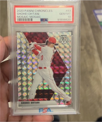 2020 Panini Chronicles #83 Shohei Ohtani Mosaic-Mosaic — front