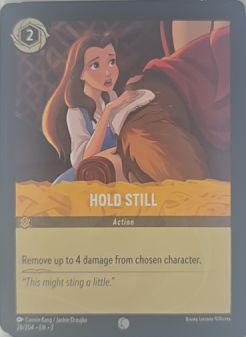 2023 Lorcana Rise of the Floodborn #28 Hold Still — front